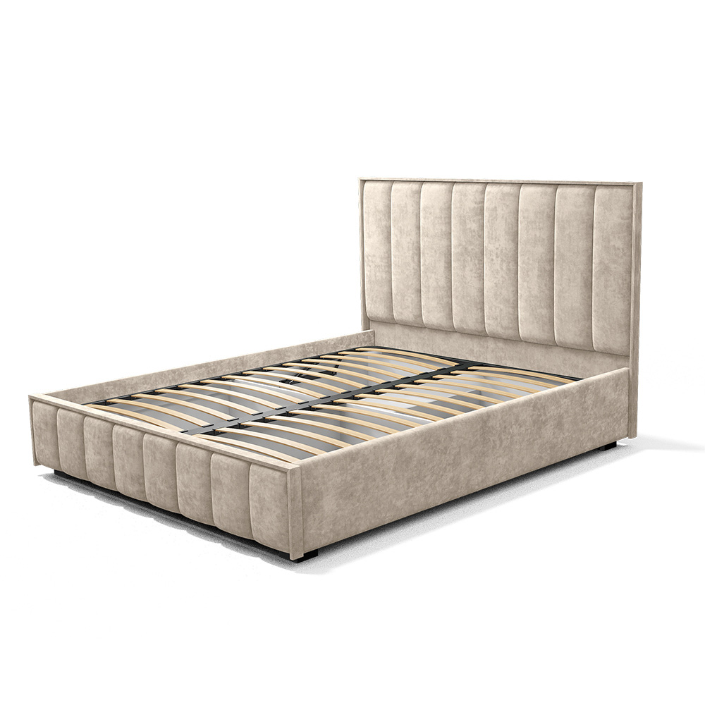 Кровать 1,6 м  "Мирабель" КР-16 NEW Мокко