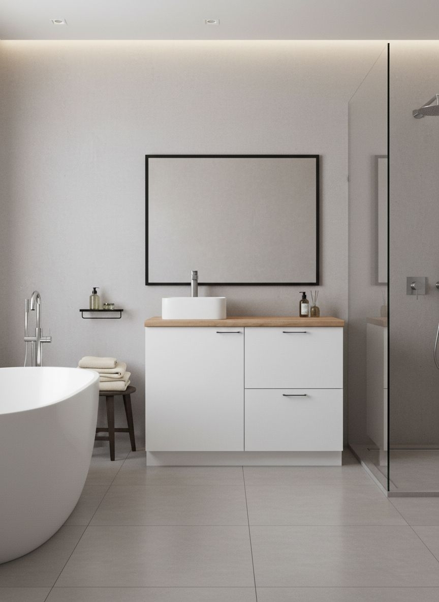 ВГ 1200 Белый софт матовый/Белый гладкий Арника РМ в.1