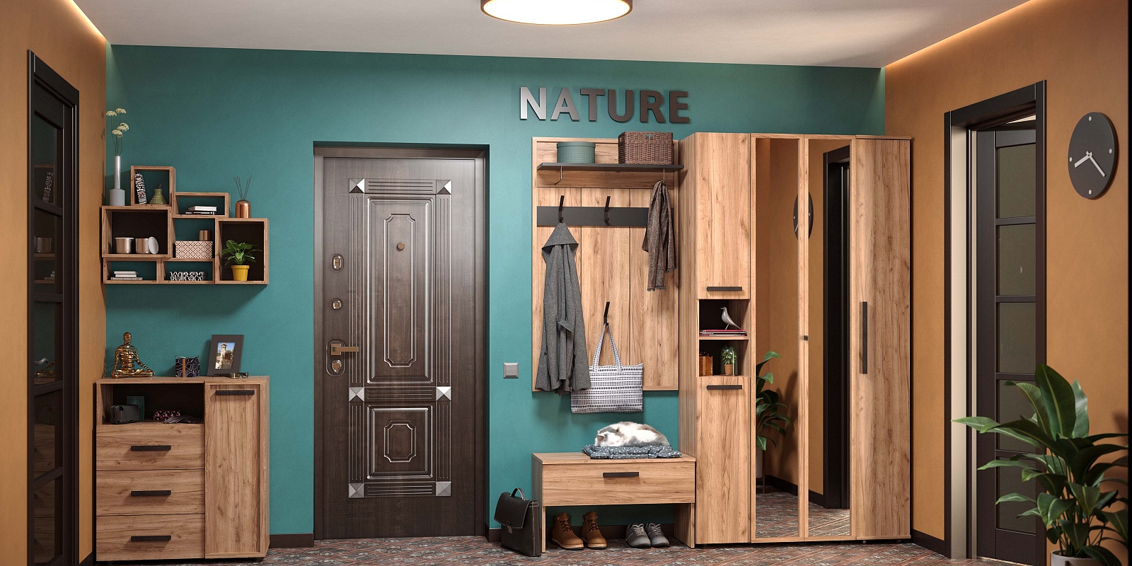 Прихожая Nature. Комплект 5