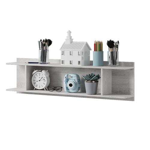 Фото Полка навесная АН-01 Мрия, Бетон пайн светлый