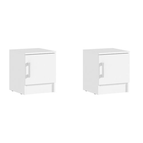 Фото Тумба прикроватная Бася (2 шт.), Белый