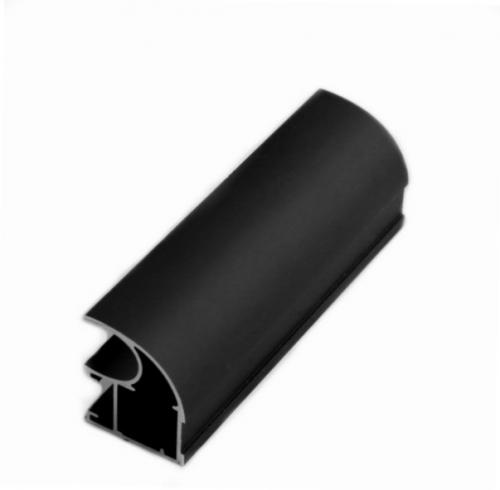 Фото Угол соединительный 90 градусов (двухсторонний) черный