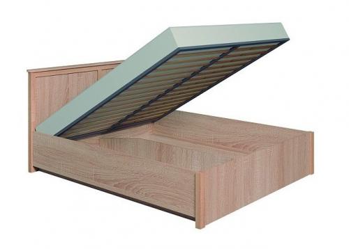 Фото Кровать с подъемным механизмом Sherlock 43.2 140х200, дуб сонома