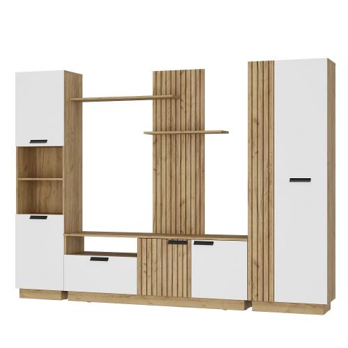 Фото Гостиная Мишель тип 2 ГС-01, Крафт/белый