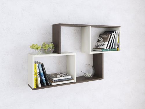 Фото Полка навесная ПН-3, венге/ясень анкор светлый