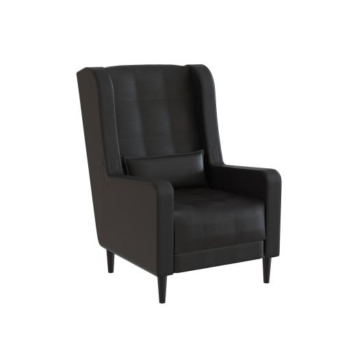 Фото Кресло Корк, Экокожа черный