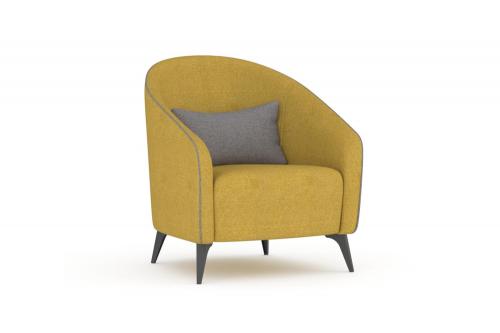 Фото Кресло Бернис, Желтое