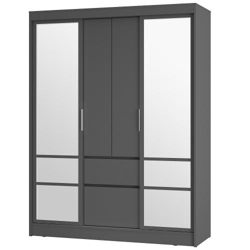 Фото Шкаф-купе Симпл ШКК-06, графит