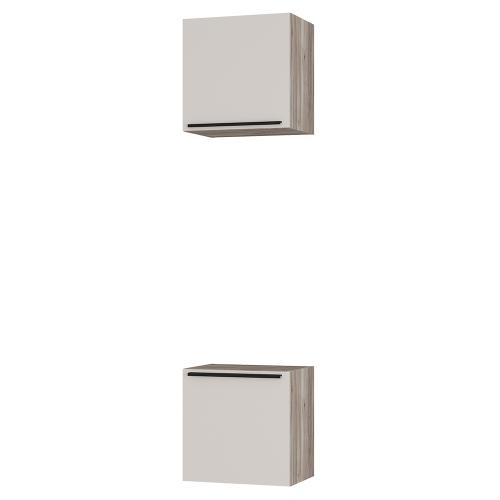 Фото Шкаф навесной Урбан ШКН-06, Дуб смоки, Кашемир