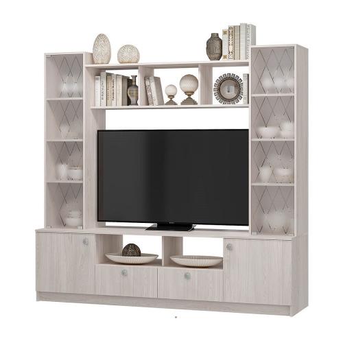 Фото Стенка в гостиную Зарина ЦС-01, ясень белый