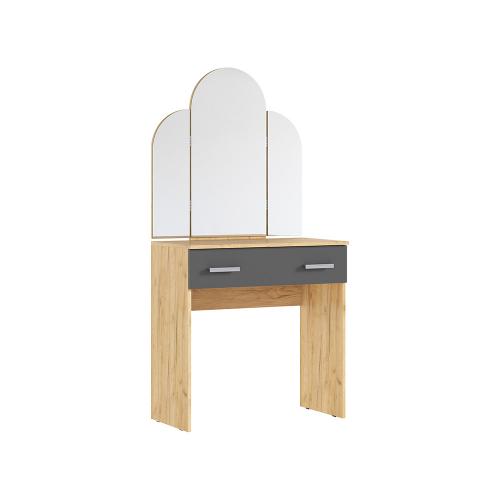 Фото Столик туалетный Бася, Дуб Крафт, Графит