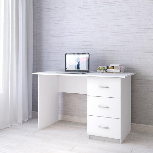 Фото Стол письменный Сити-1, белый