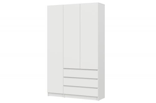 Фото Шкаф трехстворчатый Бали, Белый