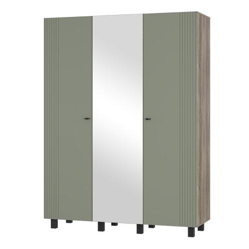 Фото Шкаф трехстворчатый Олива ШК-08, Дуб каньон/MF12