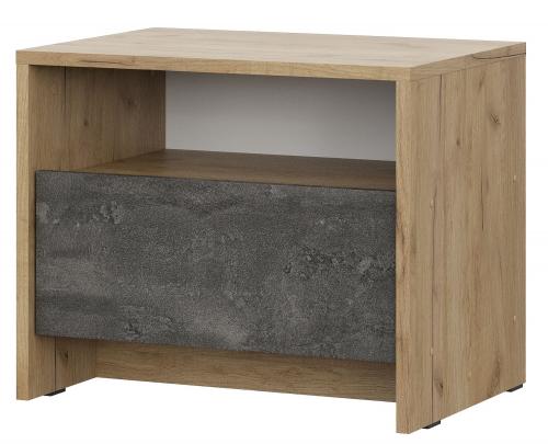 Фото Тумба прикроватная с ящиком Лофт