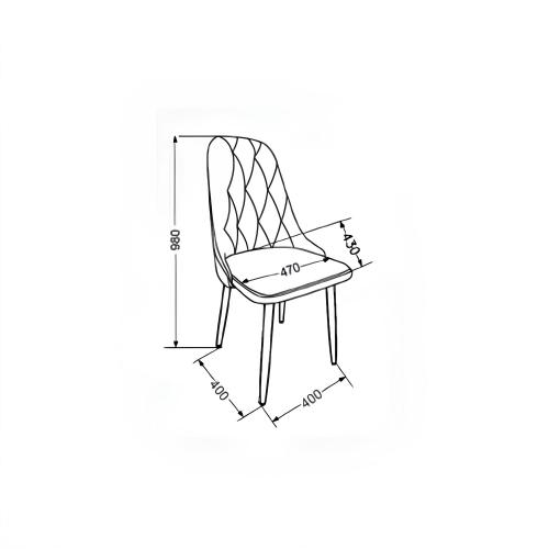 Фото Стул "Граф" белый матовый Томми 14 пыльная роза