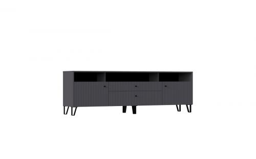 Фото Тумба ТВ Оливия, Графит, Графит Софт