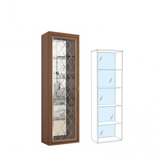 Фото Пенал-витрина Ливорно ЛШ-8, орех