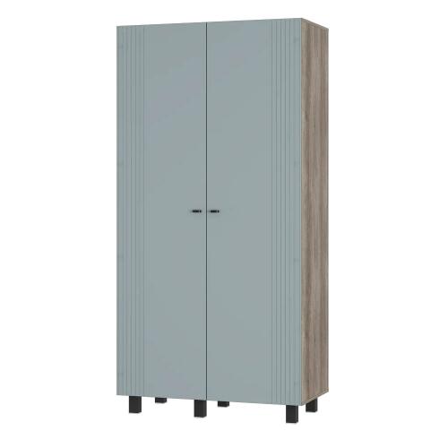 Фото Шкаф двухстворчатый Олива ШК-03, Дуб каньон/MF11