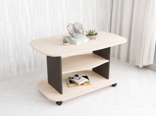 Фото Столик журнальный Консул-2, дуб молочный