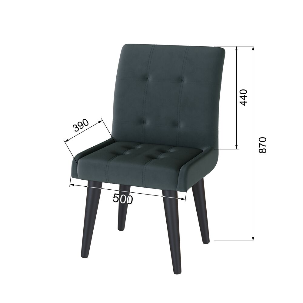 Фото Стул Гира, Серый, Шоколад