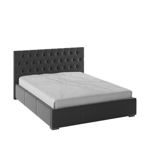 Корпус Октавия интерьерной кровати (1,6м) серый ромб