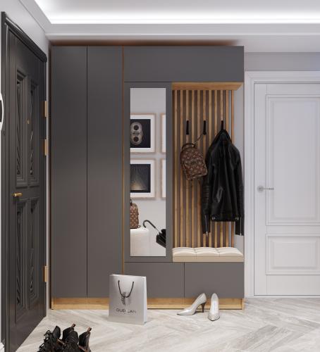 Фото Прихожая Руэлла. Комплект 1, графит