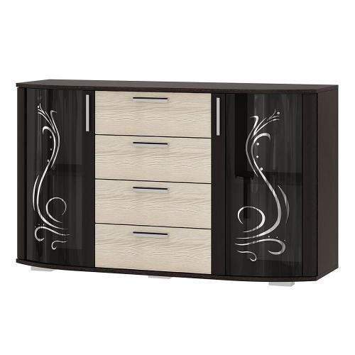 Фото Комод со стразами Грация, венге/лоредо