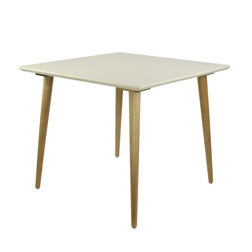 Фото Стол обеденный Ронда Мини 100, натуральный/слоновая кость