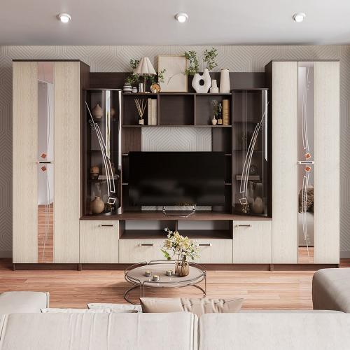 Фото Стенка в гостиную Венеция, венге