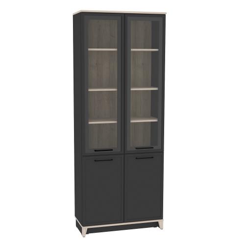 Фото Шкаф книжный Аурелио 8, антрацит