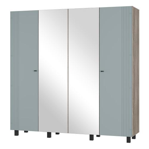 Фото Шкаф четырехстворчатый Олива ШК-13, Дуб каньон/MF11