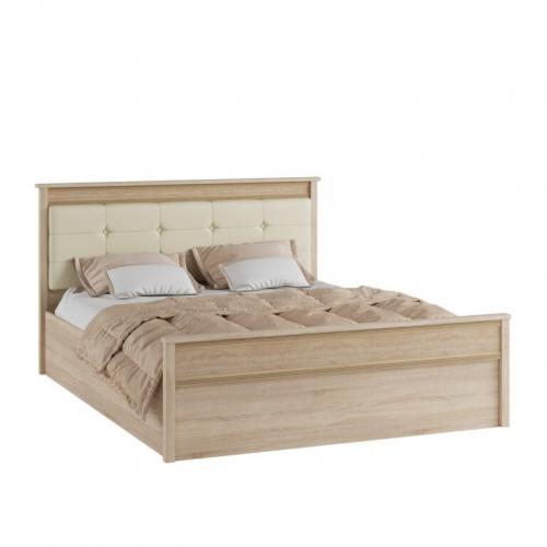 Спальня Ливорно Кровать ЛКР-1 (1,6) корпус дуб сонома Спальня Ливорно Кровать ЛКР-1 (1,6) корпус дуб сонома