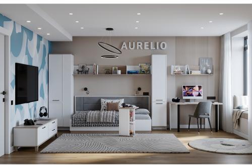 Фото Детская Аурелио. Комплект 4, Блэквуд сатиновый, Белый