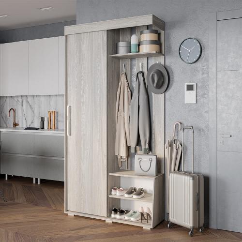 Фото Прихожая Зара ПР-01, ясень белый