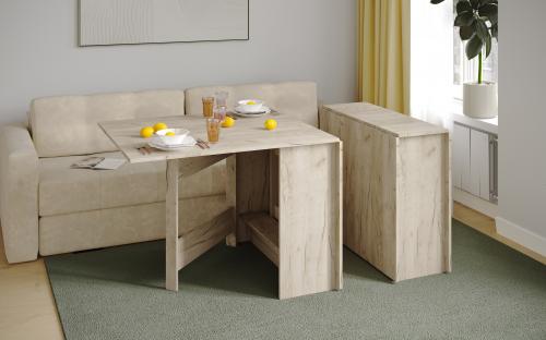 Фото Стол книжка, Дуб крафт серый