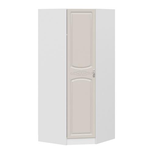 Шкаф угловой Венеция ШКУ белый/жемчуг