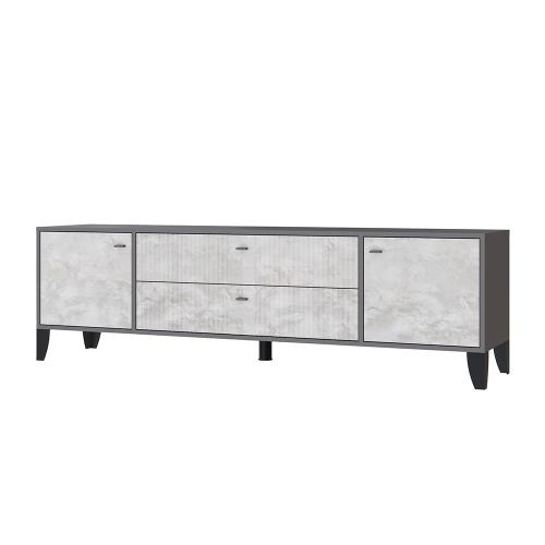 Фото Тумба под телевизор Парус-10, Графит, Мальта