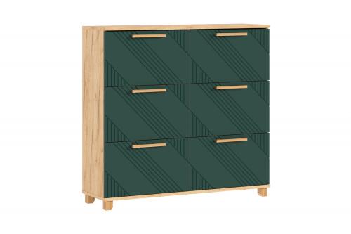 Фото Ирис Обувница (1000) (Браш Мени Грин, Дуб Крафт)