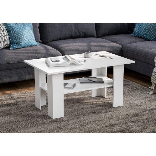 Фото Столик журнальный СТЖ-001, белое дерево