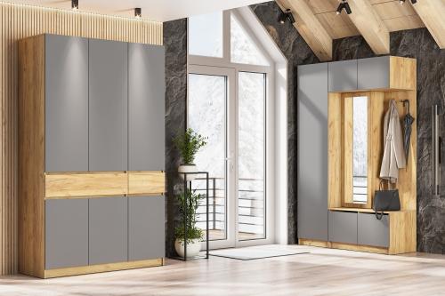 Фото Прихожая Авиньон графит. Комплект