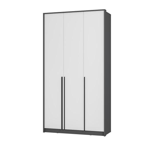 Фото Шкаф трехстворчатый Шарм ШК-10, Графит, Белый