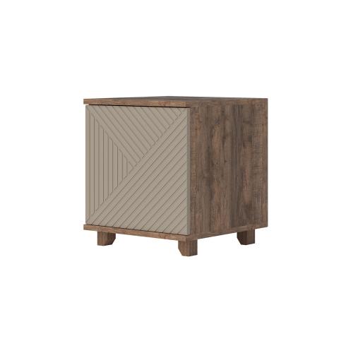 Фото Ньёрд Тумба прикроватная 1ст Дуб Самдал / Ива пепельная