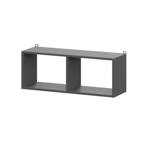 Фото Полка книжная навесная Денвер, графит