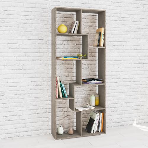 Фото Стеллаж Ромео-8, ясень анкор темный