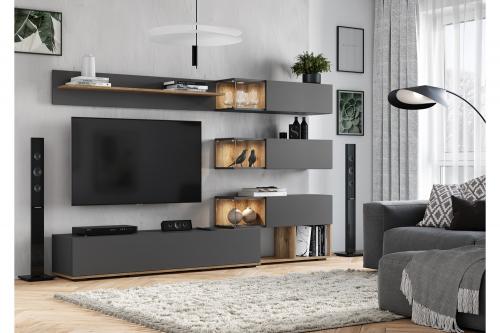 Фото Гостиная Рига ГС-01, Каньон/графит