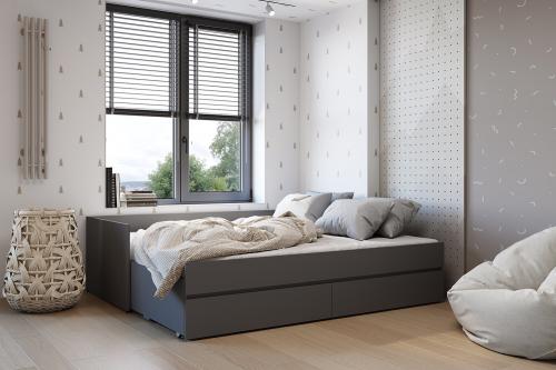 Фото Кровать-трансформер Симпл КР-51, графит