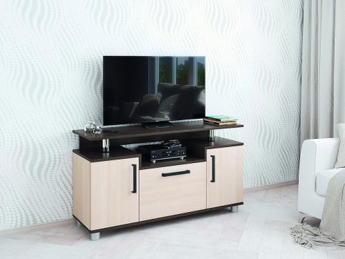 Фото Тумба под телевизор 003 С, венге/дуб молочный