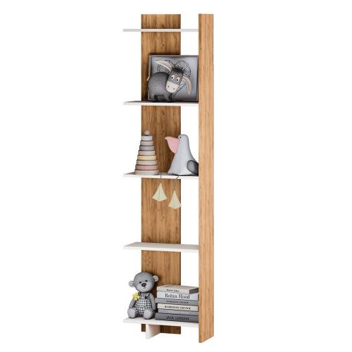 Фото Стеллаж открытый Бейсик 2, крафт/белый