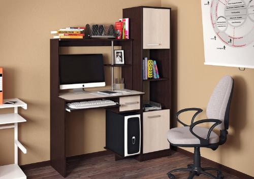 Фото Стол компьютерный с пеналом Дебют